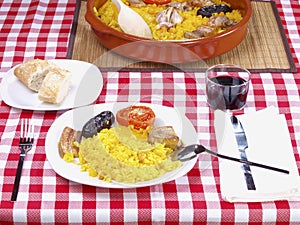 Arroz al Horno Ã¢â¬â Oven cooked rice menu photo